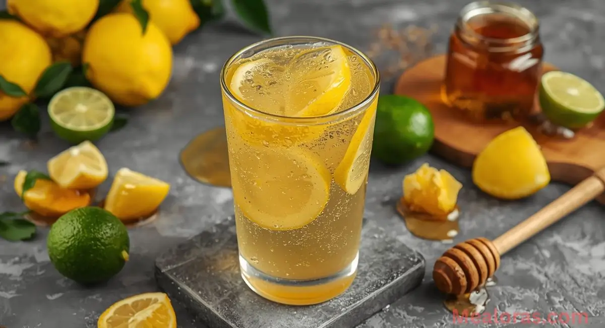 Freshly prepared Brazilian Mounjaro drink served in a clear glass, ready to enjoy hot or warm.