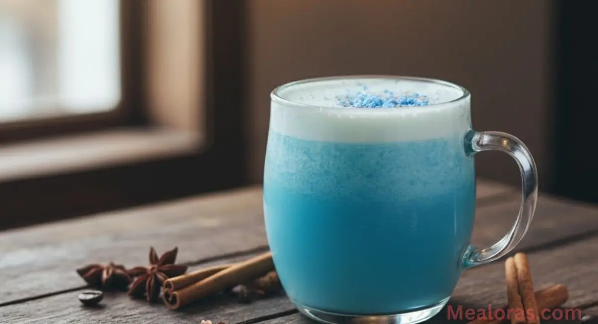 blue salt trick recipe wellness drink in a glass