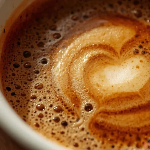 Cup of black coffee with lemon, cinnamon, and MCT oil for weight loss