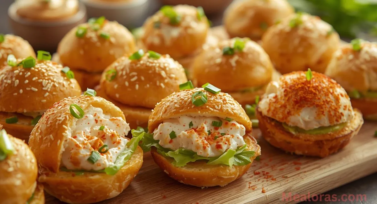 Tips and variations for making Famous Crab Bombs with creative serving ideas