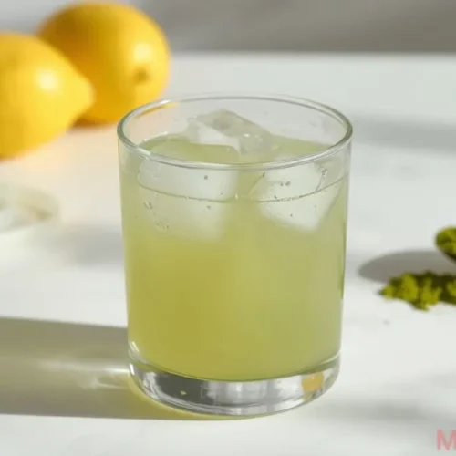 japanese Mounjaro wellness drink with matcha, umeboshi, and kombu