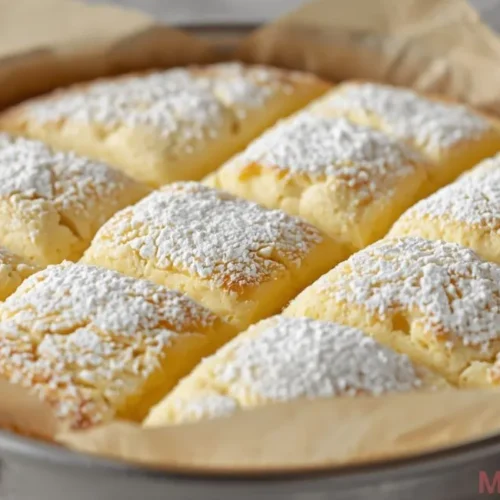 French Butter Cake with golden caramelized crust and tender crumb