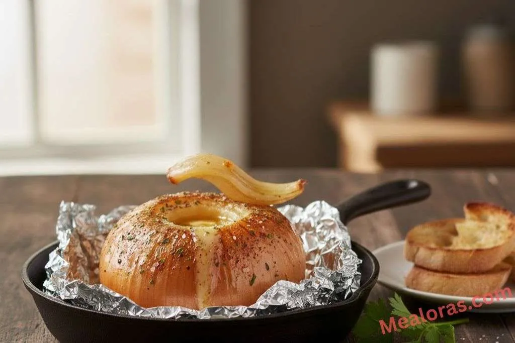 Serve and Enjoy onion boil finish