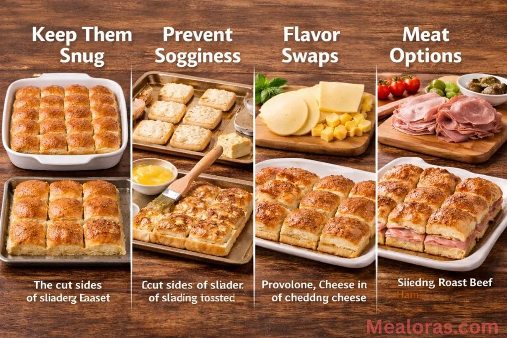 a slider variation using turkey and melted provolone cheese