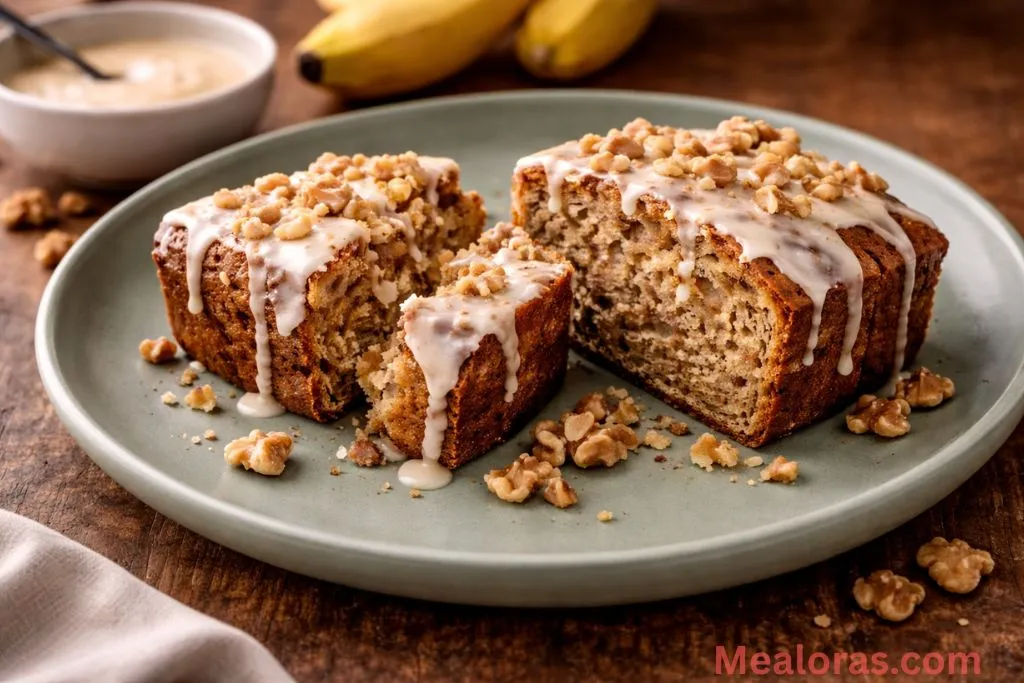 Elevate your baking with this rich, nutty brown butter banana bread. The glaze is a game changer