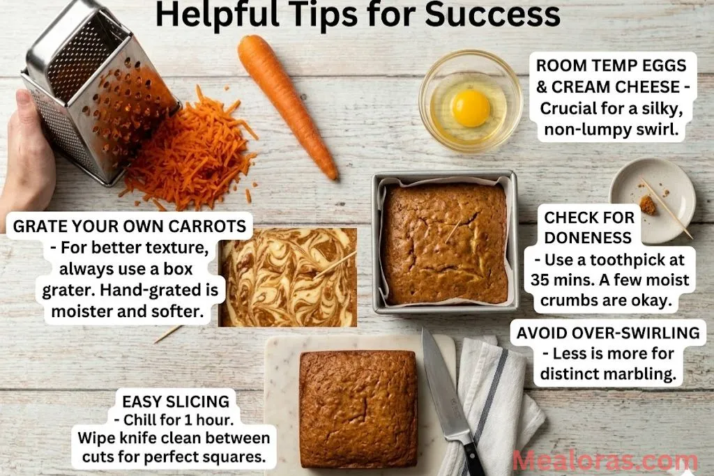 Helpful Tips for SuccessCarrot Cake Bars