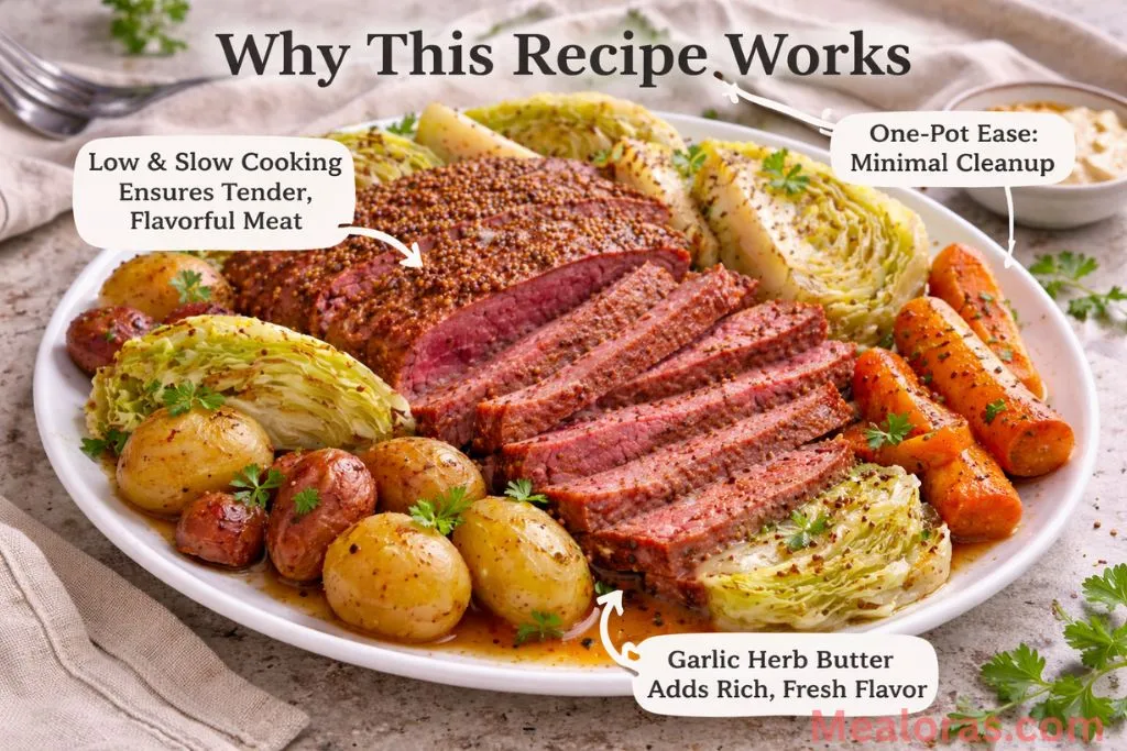 Slow Cooker Corned Beef with Cabbage