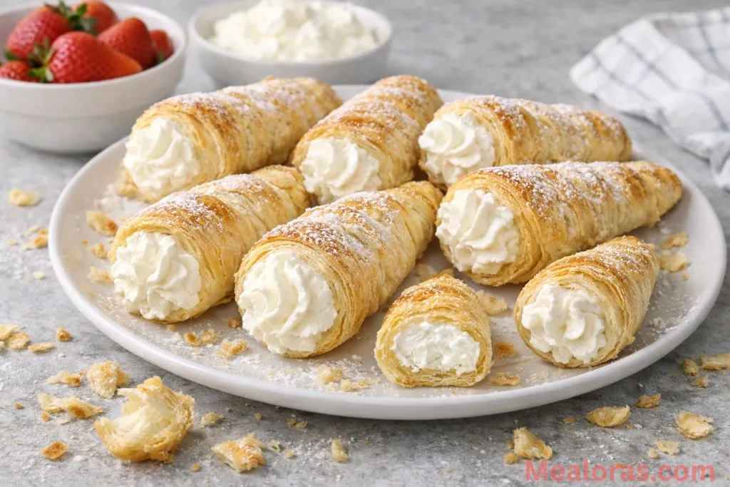 These easy cream horns are the ultimate bakery-style treat at home