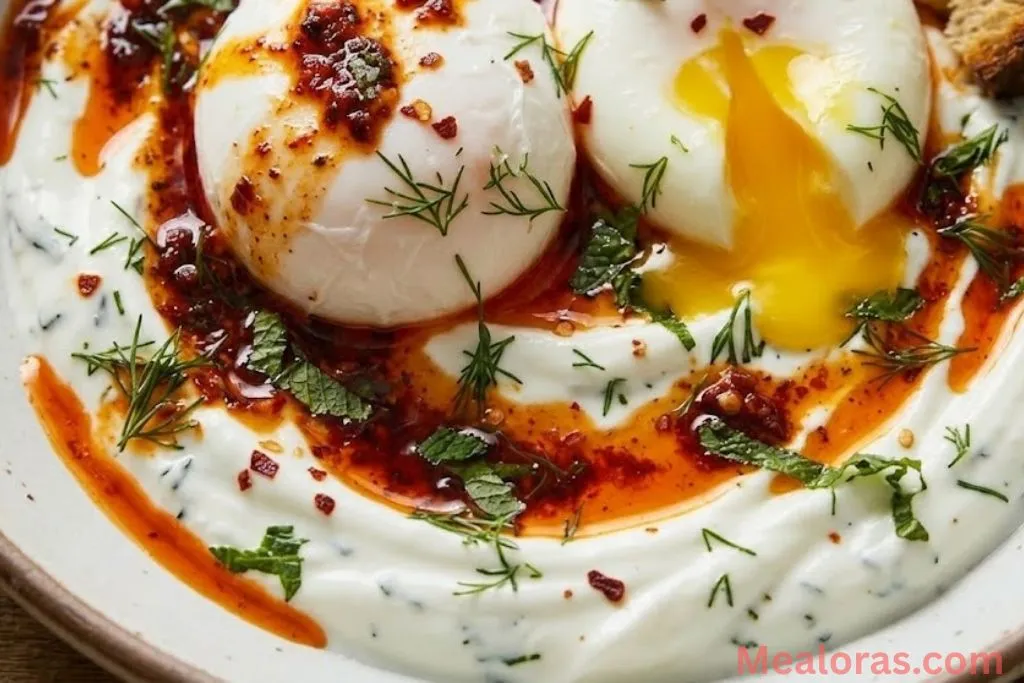 Start your morning with a vibrant bowl of traditional Cilbir