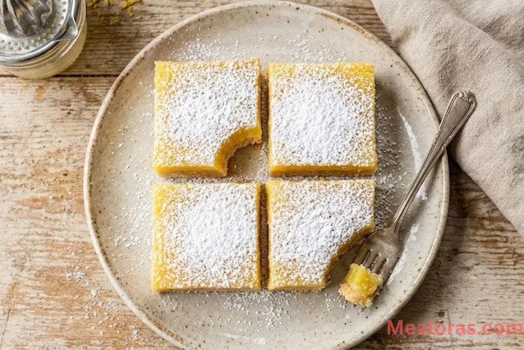 The ultimate citrus treat: tangy lemon curd atop a buttery, golden crust