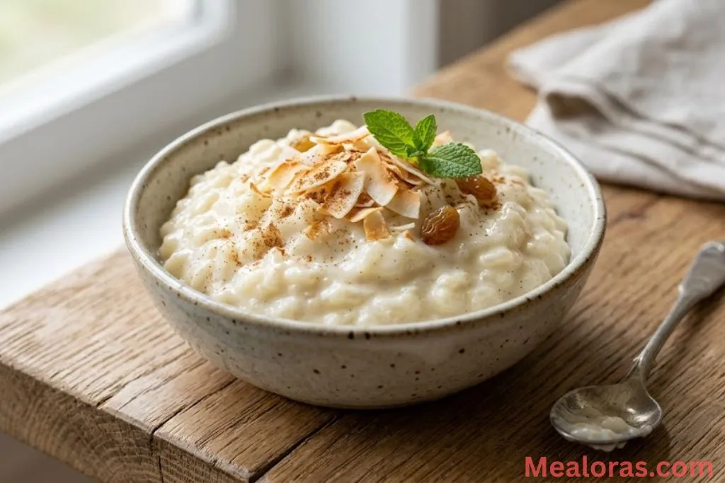 Coconut Milk Rice Pudding
