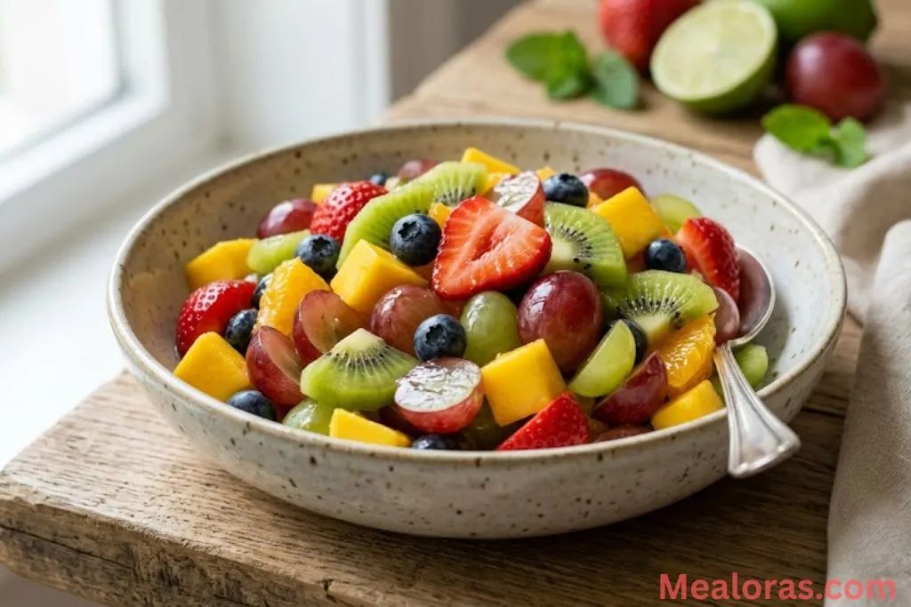 Classic Fruit Salad with Honey-Lime Dressing