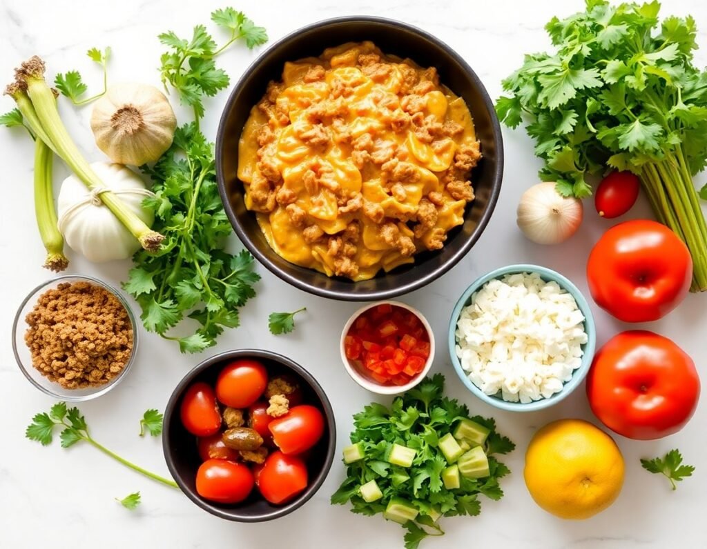 Cheesy Beef Enchiladas ingredients