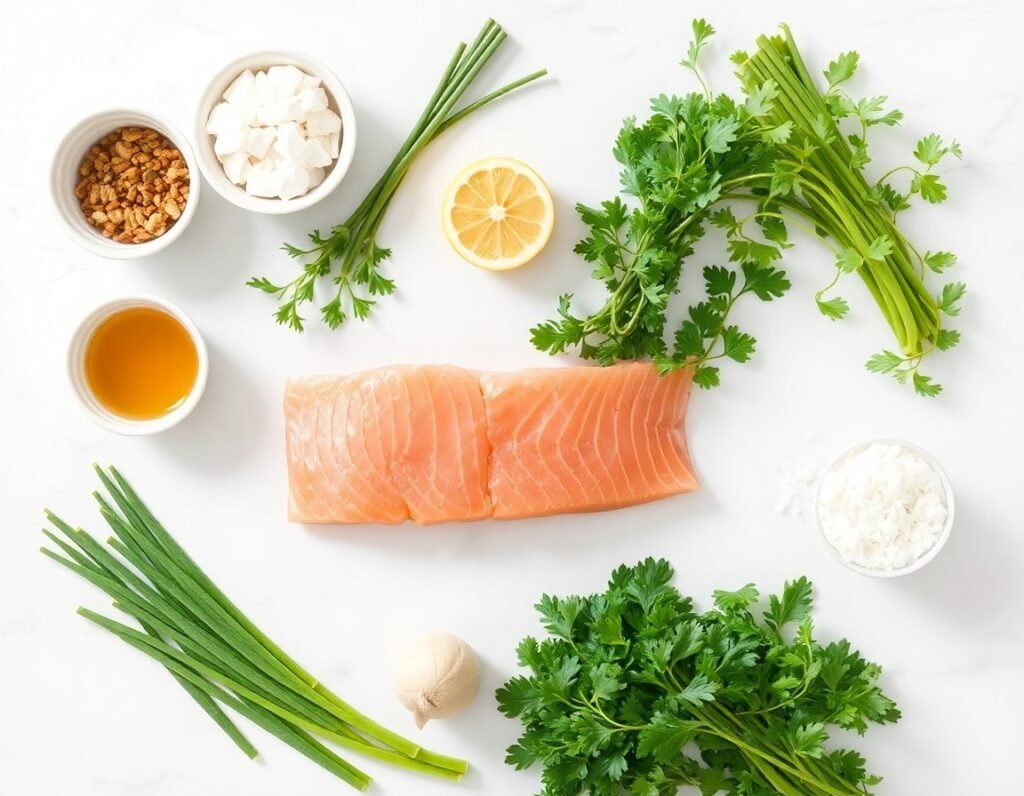 Crispy Salmon ingredients