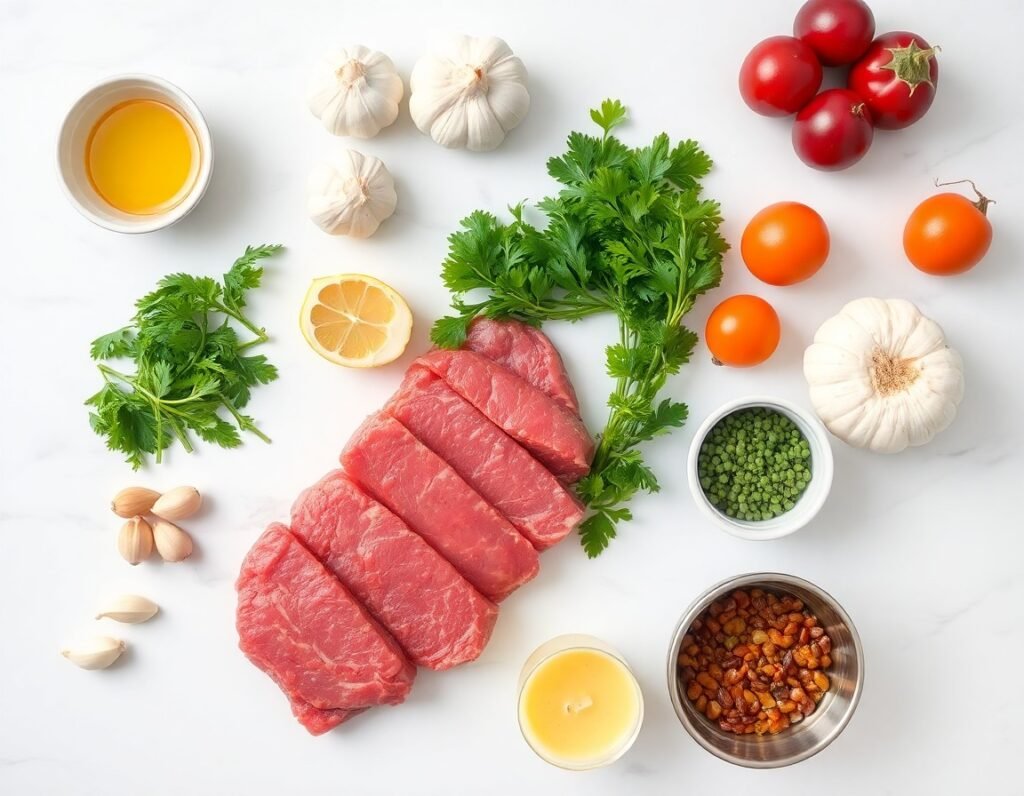 Garlic Beef Roast ingredients