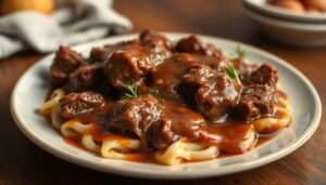 Slow Cooker Beef & Gravy