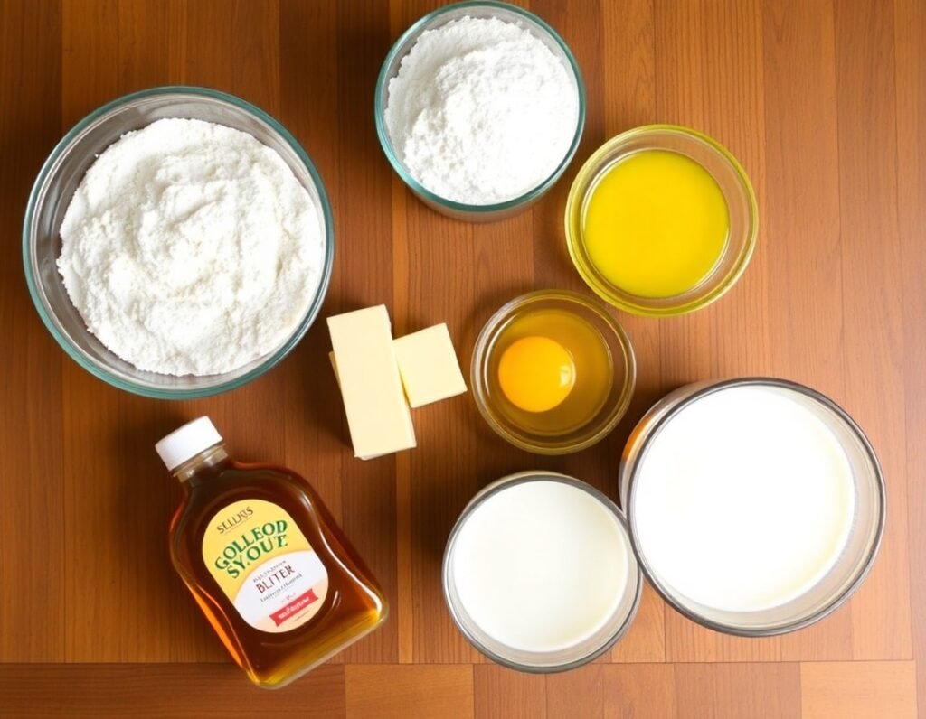 Slow Cooker Golden Syrup Sponge Pudding ingredients